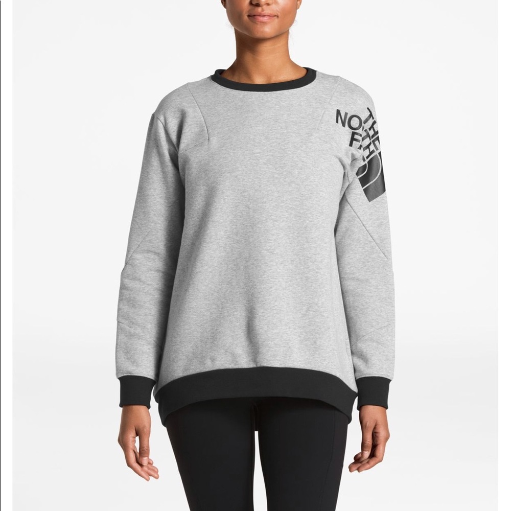 North Face sweatshirt train n logo pullover